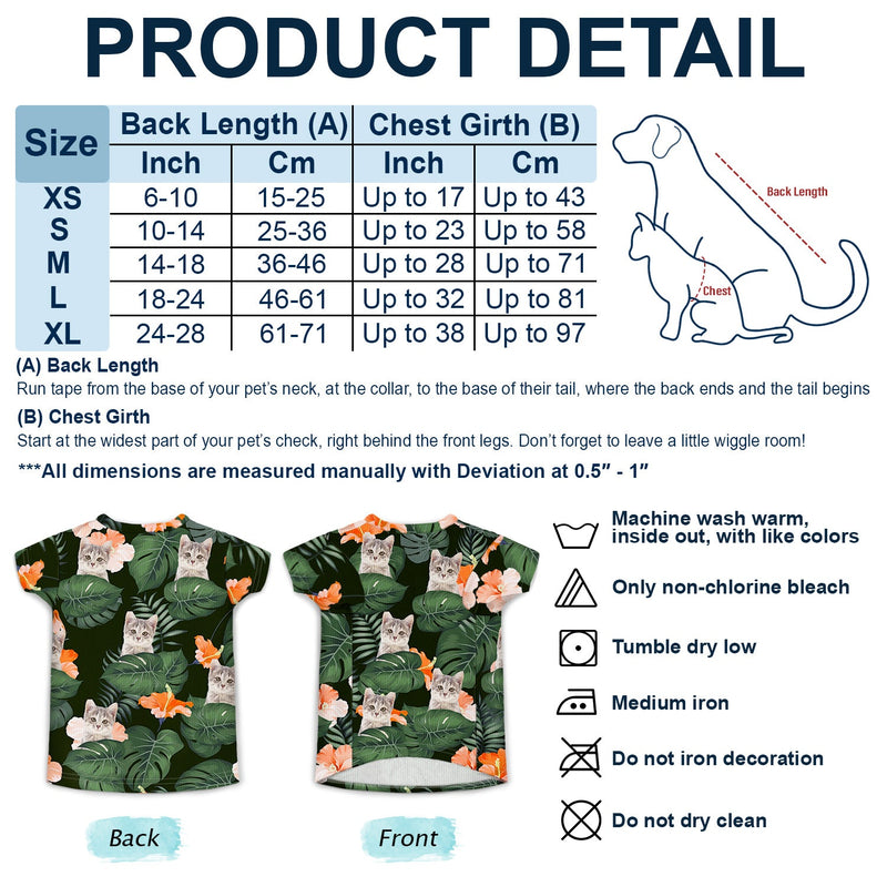Custom Photo Funny Pet Face - Gift For Dog Lovers, Cat Lovers - Personalized Pet Shirt