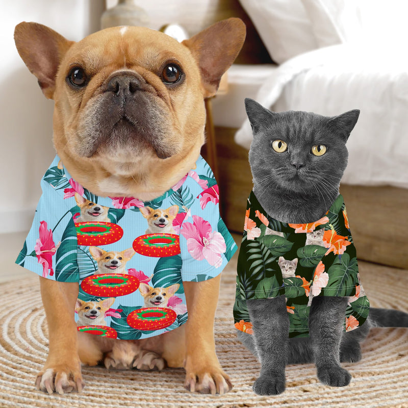 Custom Photo Funny Pet Face - Gift For Dog Lovers, Cat Lovers - Personalized Pet Shirt
