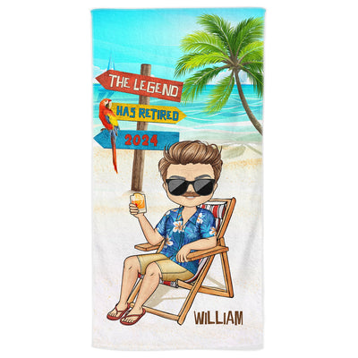 Retirement Beach Towel