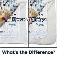 Gift For Bestie - To My Bestie Grow An Old Friend - Personalized Fleece Blanket, Sherpa Blanket