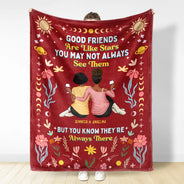 Gift For Sibling, Gift For Sisters - Our Memories Are Countless Our Friendship Is Endless - Personalized Fleece Blanket, Sherpa Blanket