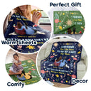 Gift For Sibling, Gift For Sisters - Our Memories Are Countless Our Friendship Is Endless - Personalized Fleece Blanket, Sherpa Blanket