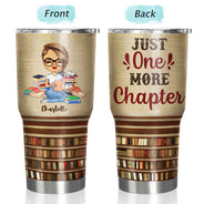 Just A Girl Who Loves Books Reading - Reading Gift - Personalized Custom 30 Oz Tumbler