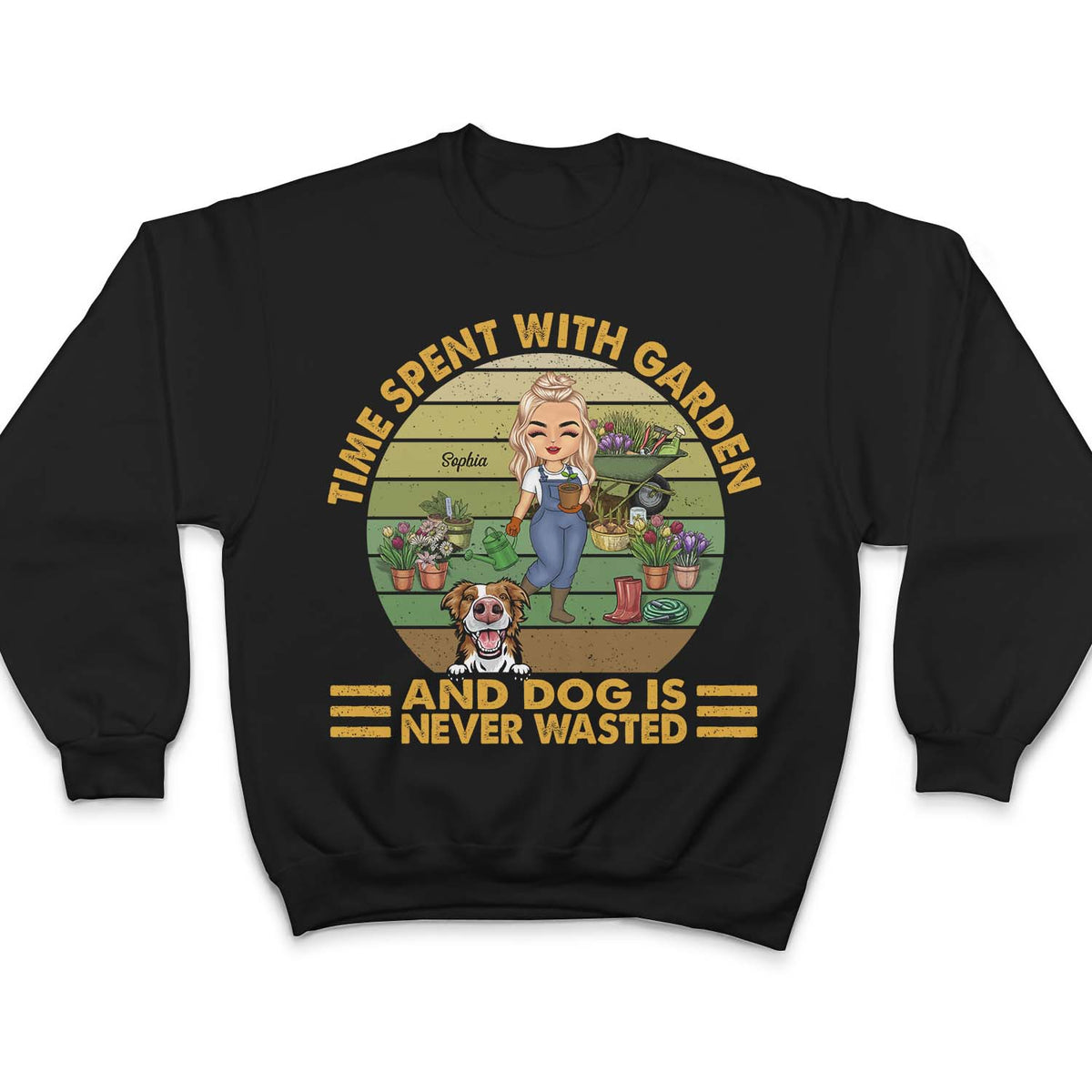 Easily Distracted By Plants And Pets - Gift For Gardener, Pet Lovers, Dog Mom, Cat Mom, Dog Dad, Cat Dad - Personalized Custom T Shirt