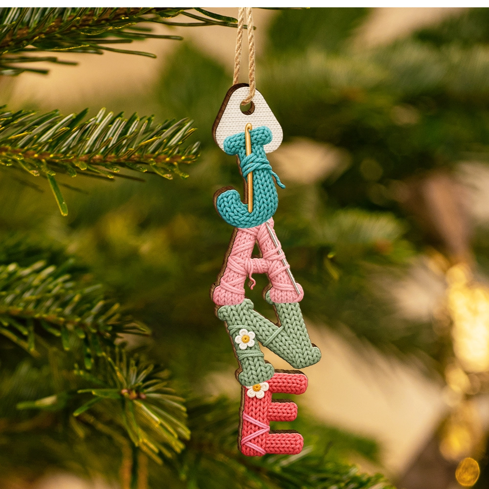 Christmas,Gift For Women,Gift For Yourself,Gifts For Her,Icon,Proud,Reading - Christmas Gift For Mom Grandma Wife - Personalized Custom Name In Reading Gardening Baking Letters Wooden Ornament