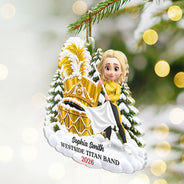 Christmas,Happy,Top Market,Vector - Christmas Gift For Teen Boy Girl - Personalized Marching Band Acrylic Ornament