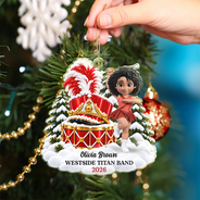 Christmas,Happy,Top Market,Vector - Christmas Gift For Teen Boy Girl - Personalized Marching Band Acrylic Ornament