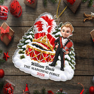 Christmas,Happy,Top Market,Vector - Christmas Gift For Teen Boy Girl - Personalized Marching Band Acrylic Ornament