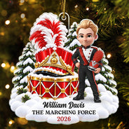 Christmas,Happy,Top Market,Vector - Christmas Gift For Teen Boy Girl - Personalized Marching Band Acrylic Ornament
