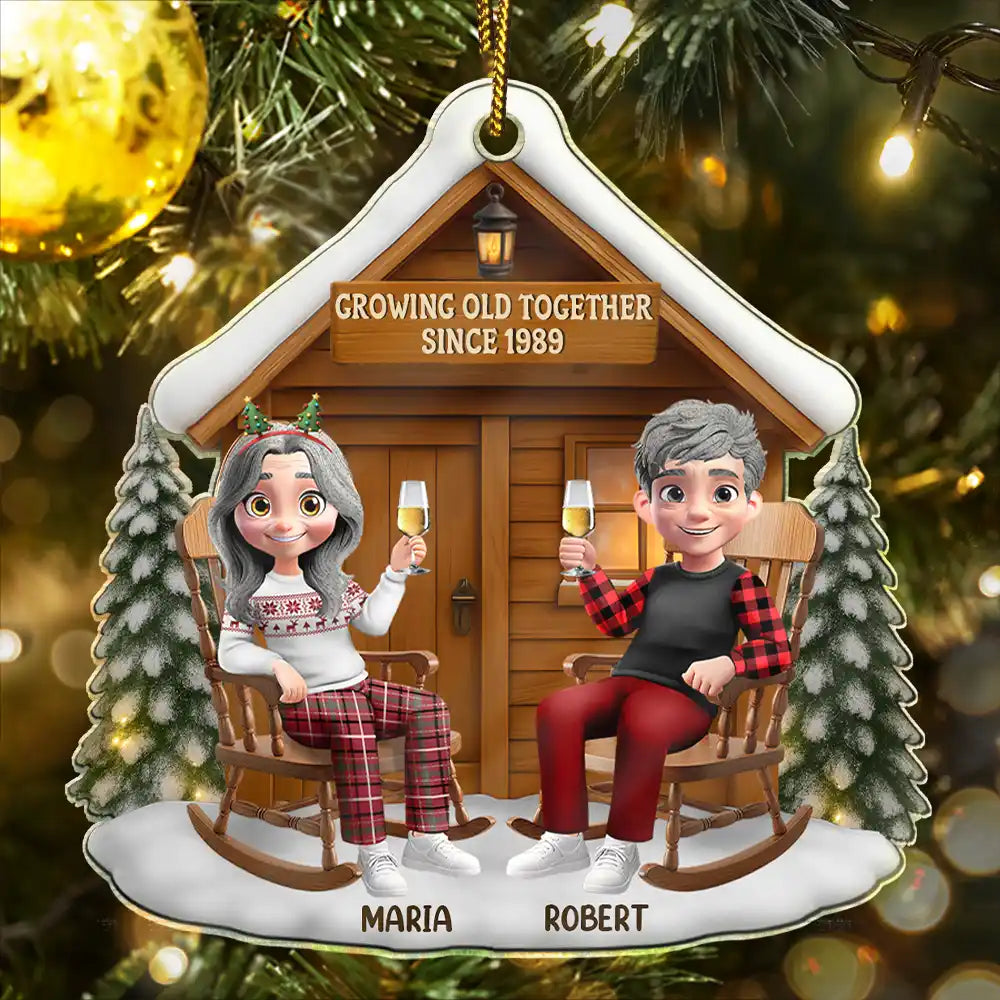 3D Effect You And Me We Got This - Personalized Custom Shaped Acrylic Ornament