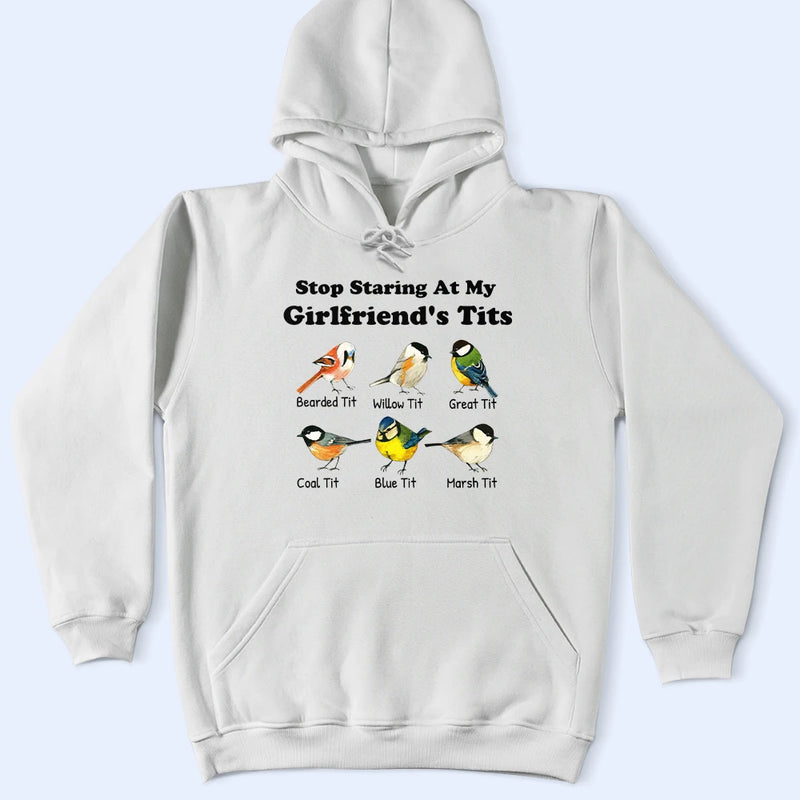 Gift For Couples,Gift For Wife,Gift For Girlfriend,Funny - Stop Staring At My Wife - Personalized T Shirt