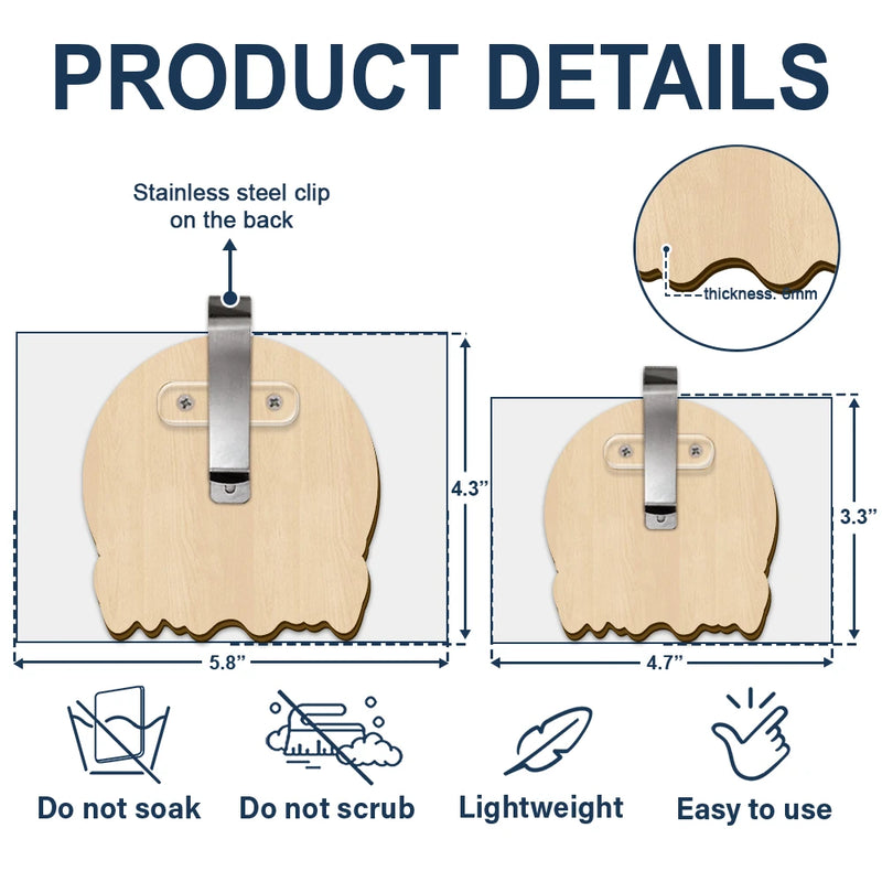 Gift For Bestie,Gift For Sisters,Happy - 3D Effect Turban Besties Drive Safe I Love You - Personalized Custom Shaped Car Visor Clip