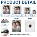 Gift For Father,Gift For Mother,Happy,Custom Photo - Custom Photo Drive Safe We Love You Family - Personalized Acrylic Car Vent Clip