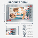 Gift For Couples,Gift For Wife,Gift For Girlfriend,LGBT,Love - Custom Photo You'll Always Be The Queen Of My Heart - Personalized Aluminum Wallet Card