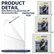 Christmas, Custom Photo, Fishing, Gift For Men, Gift For Yourself, Gifts For Him, Happy, Remove BG Photo - Christmas Gift For Fishing Lovers - Personalized Custom Photo Fisherman Of The Year Magazine Acrylic Ornament