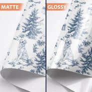 Art Design,Christmas,Custom Photo,Dog Lovers,Happy,Pet Lovers,Photo - Pencil Sketch - Remove BG - Christmas Gift For Pet Lovers - Personalized Custom Photo Pencil Sketch Chinoiserie Toile Wrapping Paper
