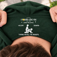 Gift For Couples,Gift For Him,Gift For Husband,Humorous,Icon,Top Market - Naughty Gift For Husband - Personalized Cheeky Hidden Message T Shirt