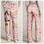 Gift For Women,Gift For Yourself,Gifts For Her,Happy,Top Market,Vector - Gift For Christian Women - Personalized Birth Month Flower God Says I Am Pajama Pants