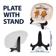 Baking, Gift For Grandma, Gifts For Her, Icon, Sentimental - Gift For Grandma - Personalized Grandkids Names Cookies Plate