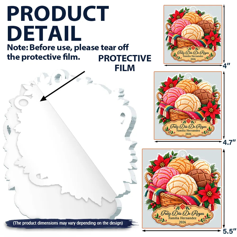 Christmas,Cooking,Family,Happy,Icon - Regalo De Navidad Para Familia Latina - Personalized Tamales Comida Navideña Adorno Acrílico Acrylic Ornament