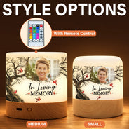 Custom Photo,Family,Memorial,Memorial Loved One,Sympathetic,Upload Full Photo - Memorial Sympathy Gifts For Loss Of Mom, Dad - Personalized Custom Photo When You Miss Me Have No Fear Touch Night Light