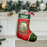 Art Design,Christmas,Custom Photo,Happy,Pet Lovers,Photo - Christmas Accessories 3D Cartoon Pet - Decor Gift For Pet Lovers - Personalized Custom Photo Pet Portrait Christmas Stocking
