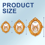 Memorial,Pet Lovers,Cat Lovers,Dog Lovers,Sad - Custom Photo Pet Memorial Ornate Frame Gift For Pet Lovers - Personalized Acrylic Car Hanger