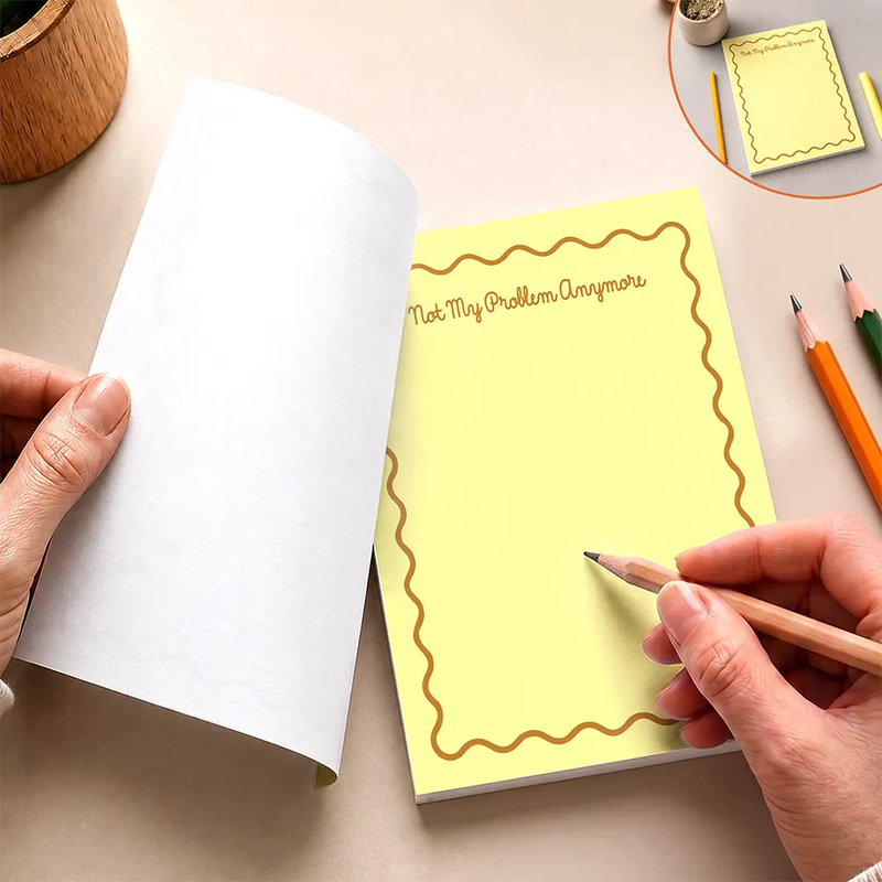 Gift For Colleagues,Humorous,Custom Text - Funny & Humorous Reminder For Colleagues - Personalized Notepad