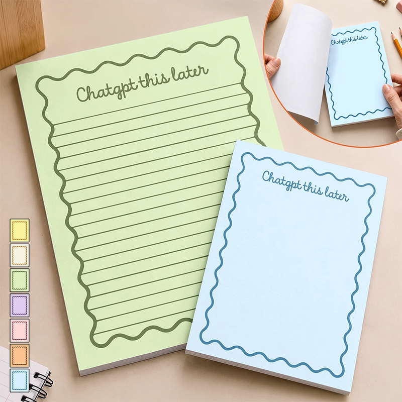 Gift For Colleagues,Humorous,Custom Text - Funny & Humorous Reminder For Colleagues - Personalized Notepad
