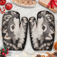 Humorous,Icon - Gag Gift For Animal Lovers - Personalized Funny Goose Chicken Duck Warm Mittens