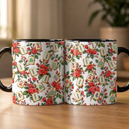Confident,Gift For Women,Gift For Yourself,Gifts For Her,Icon - Mahjong Player Birthday Gift - Personalized Birth Flower And Name Mug
