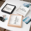 Travel,Gift For Yourself,Gift For Couples,Happy - Time To Travel Sketch Building Adventure - Personalized Ticket Memory Box