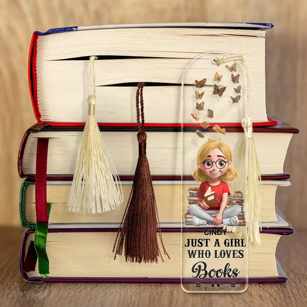 Reading,Gift For Yourself,Happy - Reading World Belongs To Those Who Read - Personalized Acrylic Bookmark