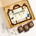 Gift For Yourself,Happy - Places Visited This Year - Personalized Hanging Tracker Sign