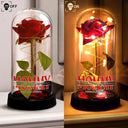 Gift For Mother, Gift For Grandma, Mom - Children, Happy - Mom We Love You - Personalized Everlasting Rose Dome Lamp