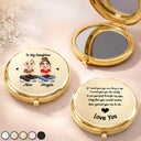 Mom - Daughters (Adult), Gift For Daughter, Gift For Mother, Happy - Mother Daughter How Special You Are To Me - Personalized Compact Mirror
