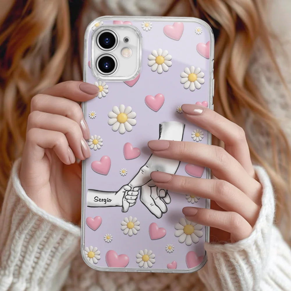 Gift For Mother, Gift For Grandma, Happy, Mom - Children - Mom We Love You - Personalized Clear Phone Case