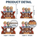 Gift For Mother,Mom - Children,Happy - Mother & Children We Love You - Personalized Window Hanging Suncatcher Ornament