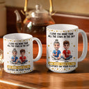 Mom - Daughters (Adult),Mom - Sons,Gift For Son,Gift For Daughter,Funny - Love You More Than All The Stars - Personalized White Edge-to-Edge Mug
