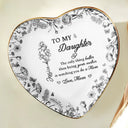 Gift For Daughter, Mom - Daughters (Adult), Gift For Mother, Happy - The Only Thing Better Than Being Your Mom Toile Birth Month Flower - Personalized Ring Dish