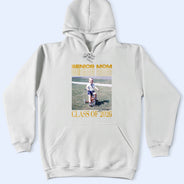 Graduation,Gift For Mother,Custom Photo,Happy,Photo - Custom Photo Senior Mom Graduation Vintage Photo - Personalized T Shirt