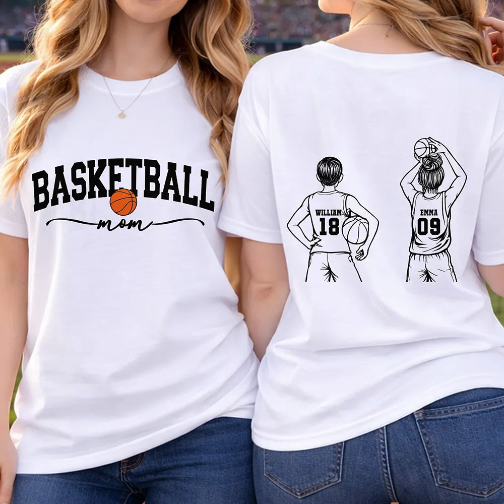 Basketball Mom - Personalized T Shirt