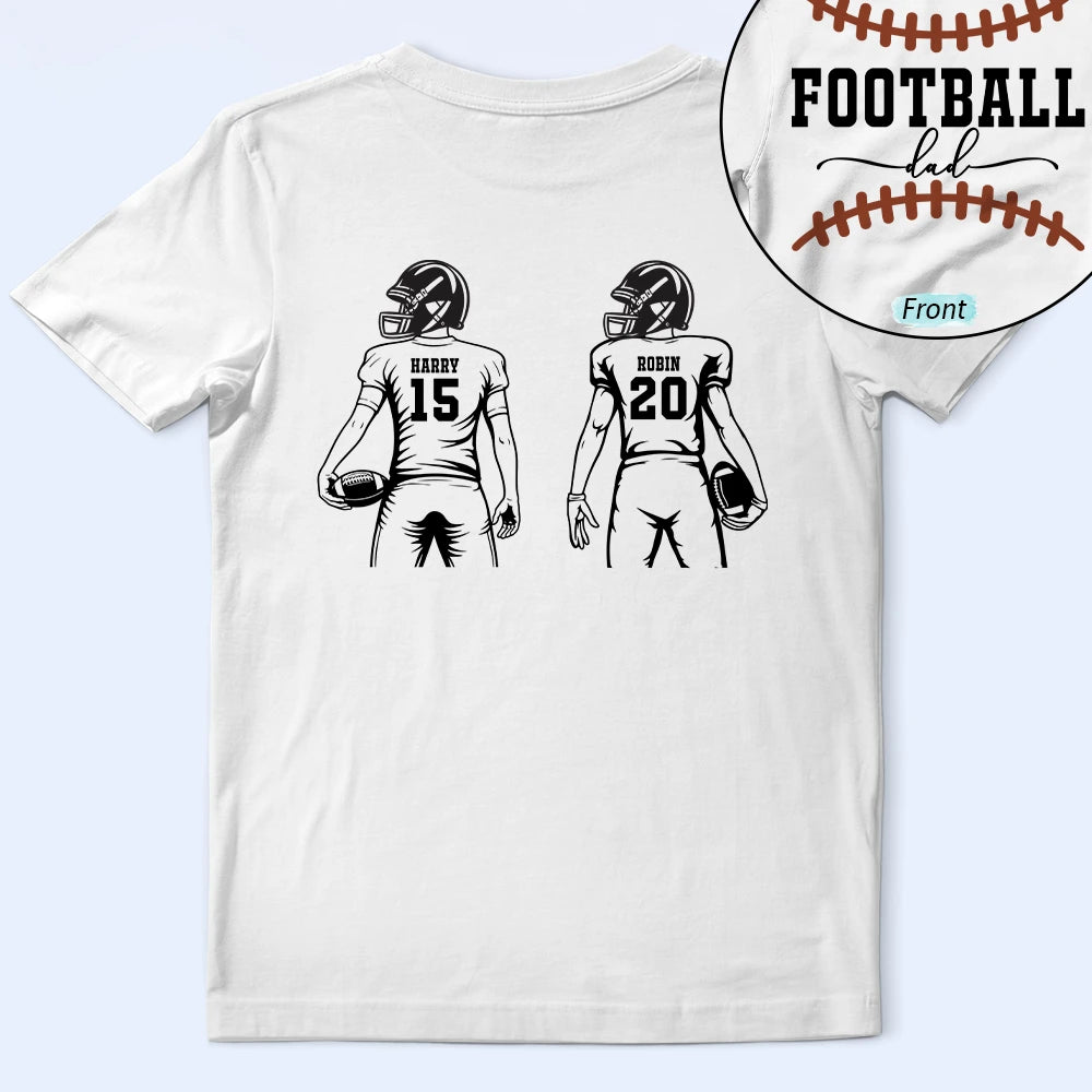 Sport Mom,Sport Dad,Gift For Mother,Gift For Father,Happy,Football - American Football Mom - Personalized T Shirt