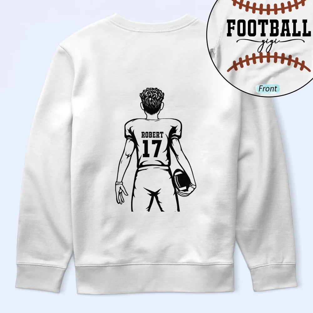 Sport Mom,Sport Dad,Gift For Mother,Gift For Father,Happy,Football - American Football Mom - Personalized T Shirt
