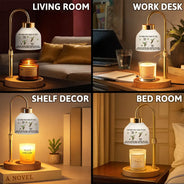Memorial,Gift For Father,Gift For Mother,Sad,Family - Memorial My Mind Still Talks To You - Personalized Candle Warmer Lamp