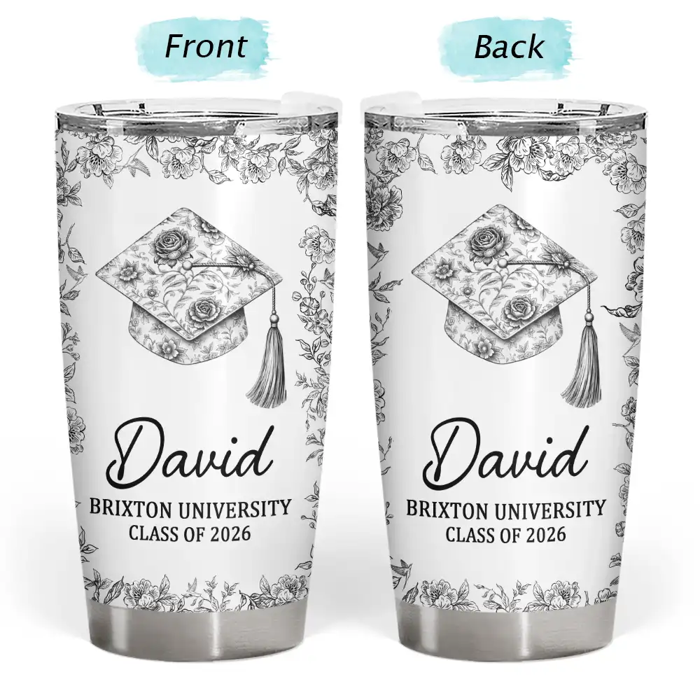 Graduation,Happy - Congrats Graduation - Personalized Tumbler