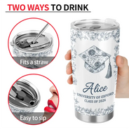 Graduation,Happy - Congrats Graduation - Personalized Tumbler