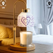 Gift For Grandma,Grandma - Grandkids,Happy - Mom Grandma Sweethearts Toile Pattern - Personalized Candle Warmer Lamp
