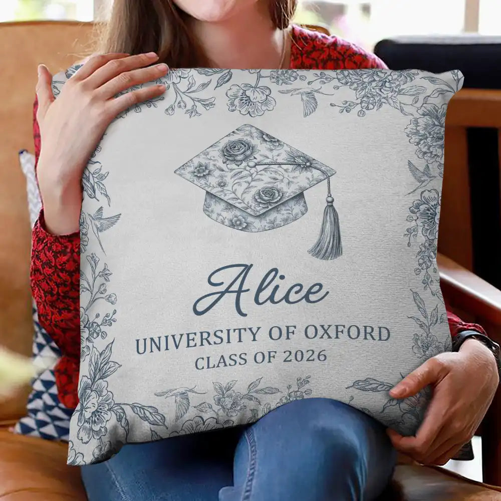 Graduation,Happy - Congrats Graduation - Personalized Pillow