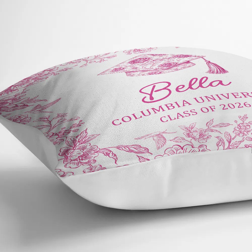 Graduation,Happy - Congrats Graduation - Personalized Pillow